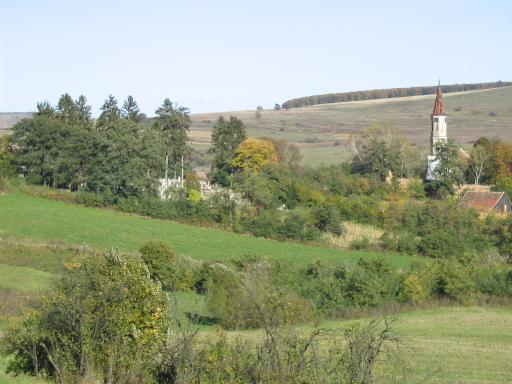 Friedhof und Kirchturm