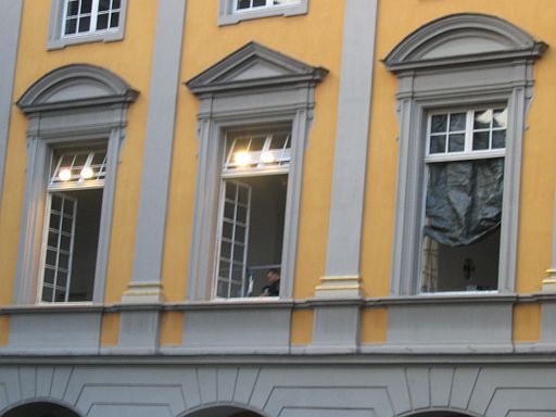 Die Fenster zum Projektionsraum